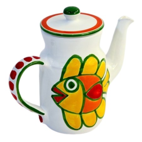 Tea pot Panarea CF56PN Ceramiche De Simone Tea pot Panarea CF56PN Ceramiche De Simone